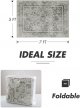 5x7ft - Distressed Vintage Bedroom Dining Room Living Room - Machine Washable TP Backing - Gray