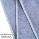 Microfiber Bath Towels 2-Pack (30 x 60 inches) Super Absorbent Quick-Drying Soft Towels (Gray 2-Pack)