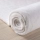 Super Soft Faux Rabbit Fur Rug, Bedroom Floor Sofa Living Room Area Rug, White 2 x 6 Feet
