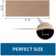 Kitchen Rug Non-Slip Washable, Absorbent Kitchen Rug, Sink Front (Beige, 20" x 47")