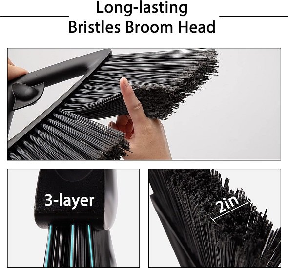 Heavy duty broom, outdoor broom