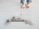 Smart Broom for Indoor Cleaning - Full Surface Silicone Broom, Rubber Broom (Gray)