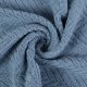 Blue Hand Towels Set of 2 100% Cotton Terry Stripe Patterned Super Soft Absorbent Hand Towels, 13 X 29 Inches