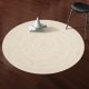 Woven Jute Rug 48x48 inch rectangular natural jute rug