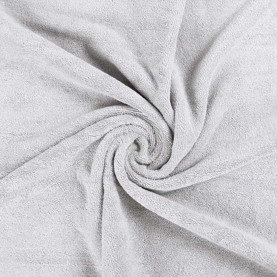 4-Pack Bath Towel Set, (27 x 54 inches) 100% Ring-Spun Cotton, Lightweight, Highly Absorbent Quick-Dry Towels (Silver)