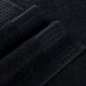 100% Cotton Bath Towel Set 28x55 Inch, Super Soft Highly Absorbent Compact Quick Drying Large Bath Towel - Black (Pack of 2)